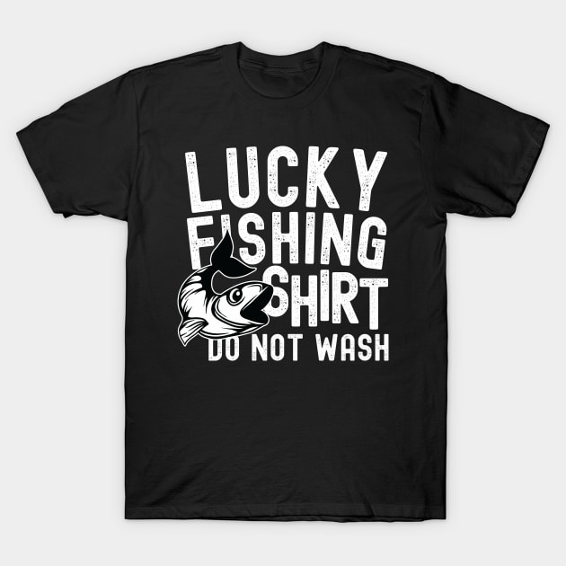 Lucky Fishing shirt do not wash T-Shirt by mohamadbaradai